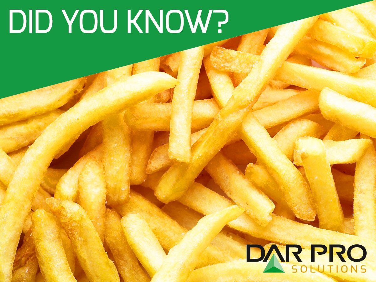 DARPROSolutions's tweet photo. On average, a fast food restaurant generates 6,000 lbs of used cooking oil each year. 🍟 https://t.co/oD4DTKj0Nm