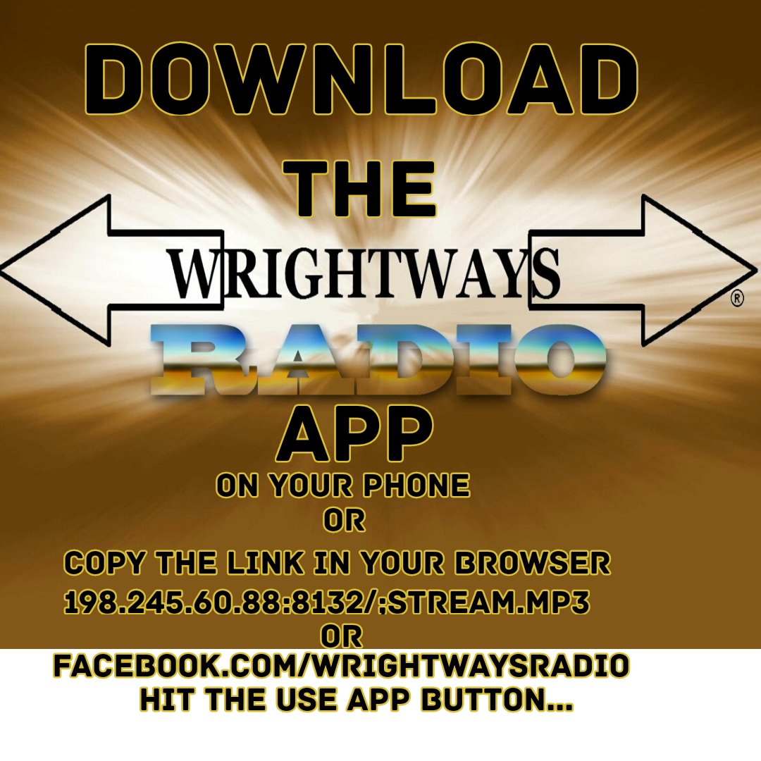 wrightwaysradio's tweet image. Tune in 24/7