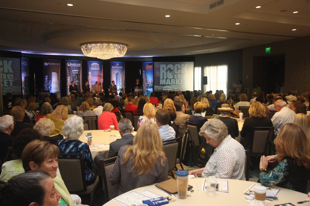 MiamiRealtors's tweet image. Thank you to the more than 500 Realtors who joined us today for #RocktheMarket in Jupiter. Real Estate conference
