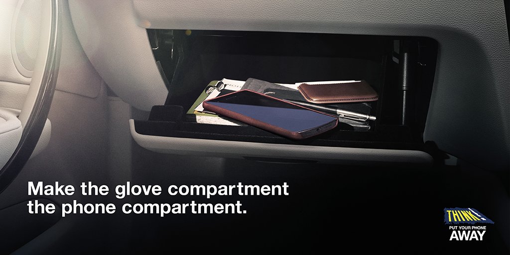 From today, it's 6 points and £200 if you hold and use your phone while driving. THINK! Put your phone away #BePhoneSmart