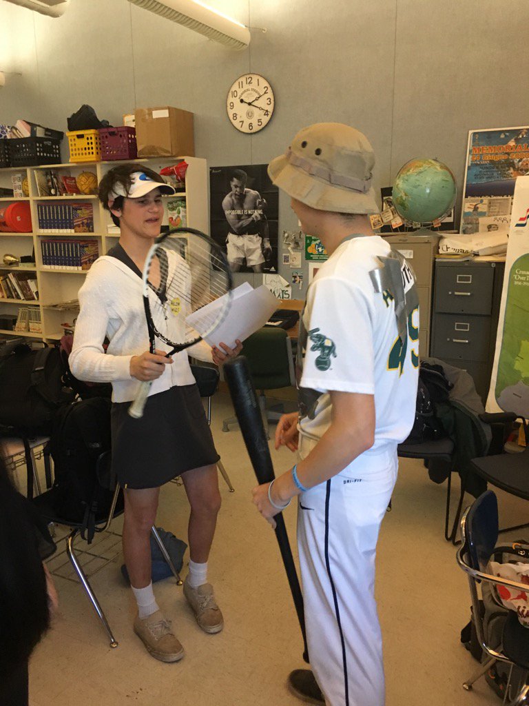 MiramonteAPUSH's tweet photo. Sports stars Babe Ruth &amp; Helen Wills https://t.co/hYpYWPcWt7