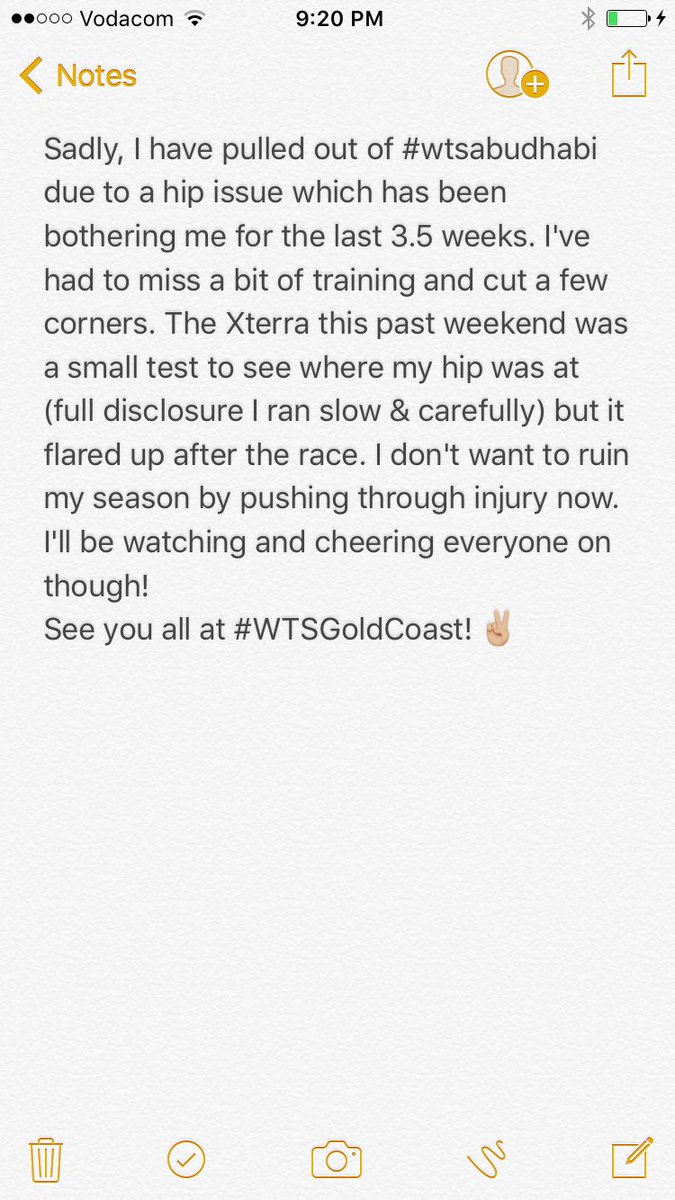 floraduffy's tweet photo. A little update. #WTSAbuDhabi https://t.co/uRyZGkzo7L
