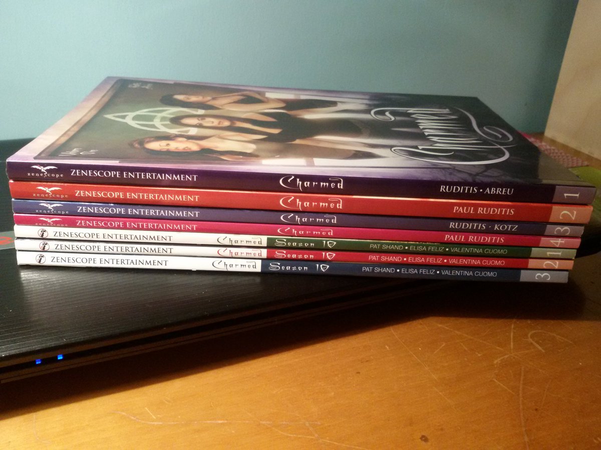 CharmedPerSempe's tweet photo. #CharmedGraphicNovels #FullCollection w/ @Zenescope @PatShand @paulruditis #Abreu #Kotz #ElisaFeliz #ValentinaCuomo #MyCharmedCollection https://t.co/Dq1keqdYaa