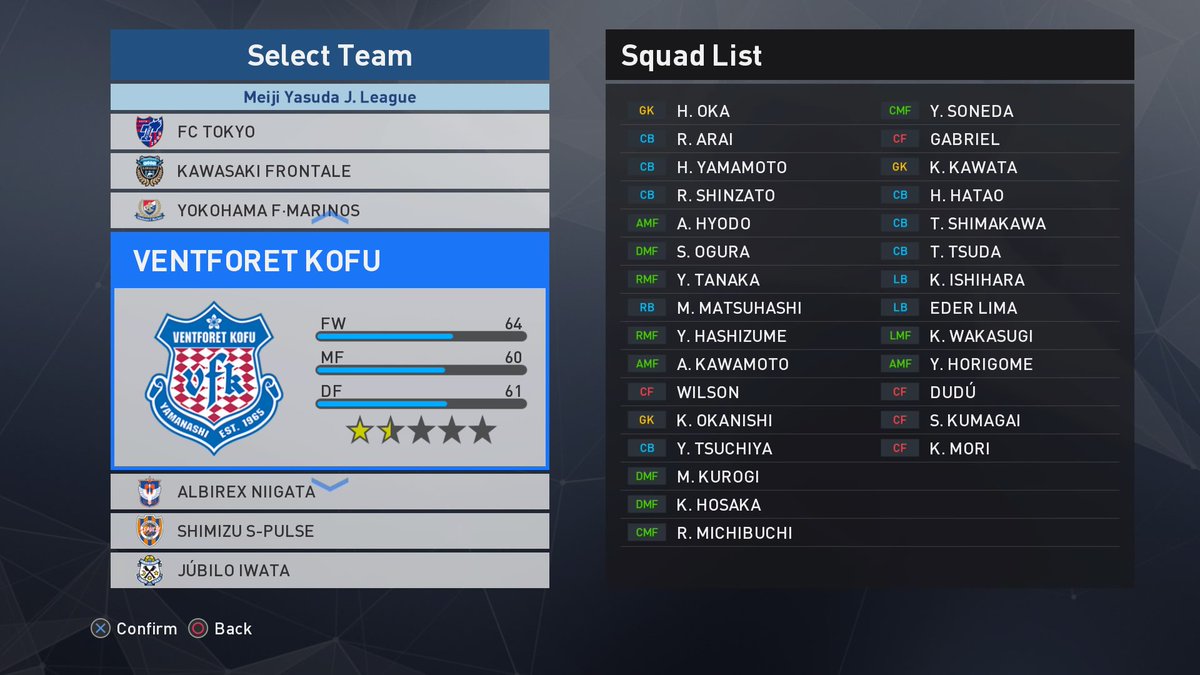 Albiore Nico M En Twitter ウイイレ17 Pes17 ウイイレ17jリーグ Starting With Ventforet Kofu 17 J League Vfk Vfk Official Albiore Nico M En Twitter ウイイレ17 Pes17 ウイイレ17jリーグ Starting With Ventforet Kofu 17 J League Vfk Vfk Official