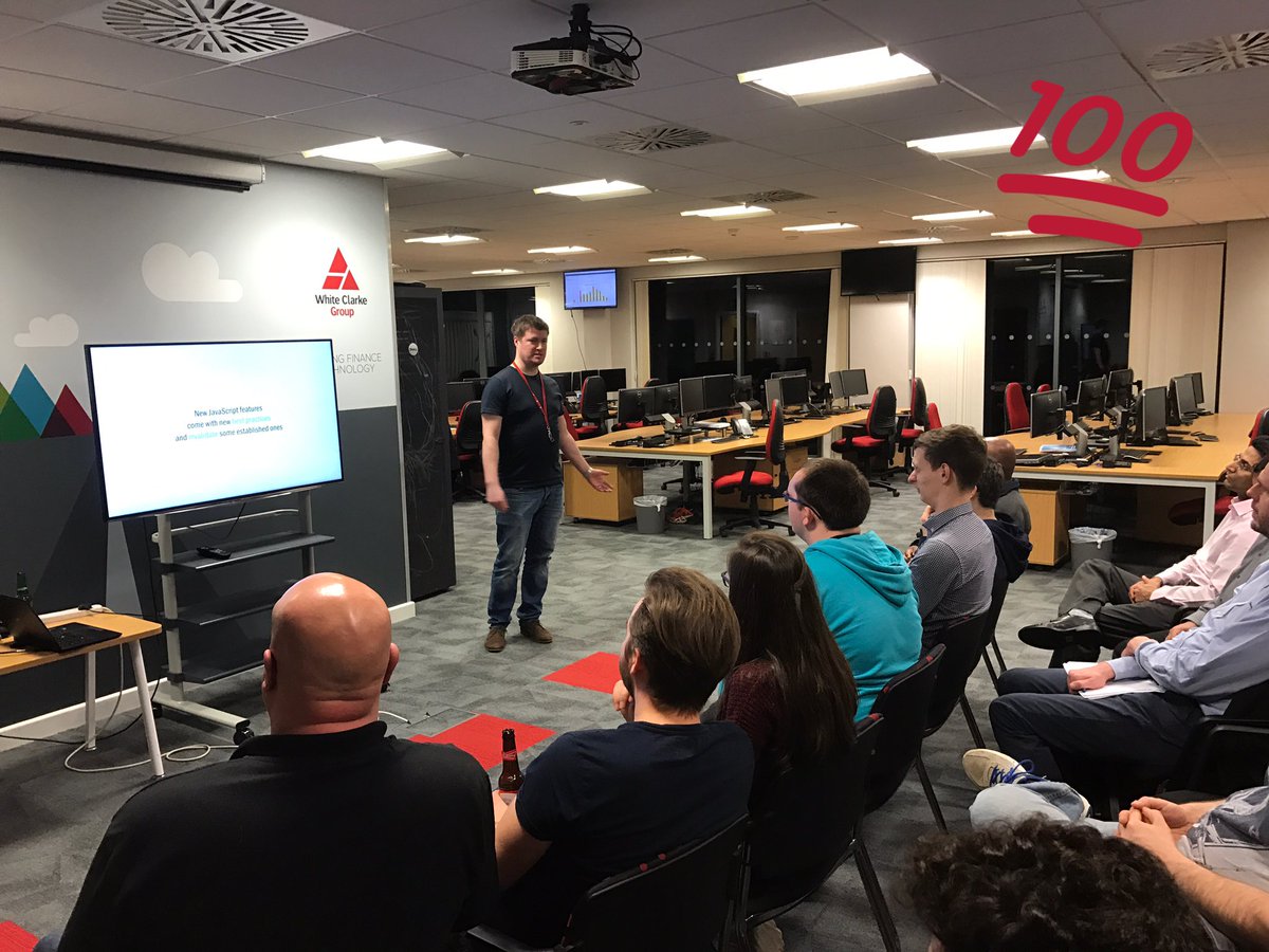 MiltonKeynesJS's tweet photo. Changing best practices with ES201* with @davidjgoss https://t.co/GoNGvfIT4r