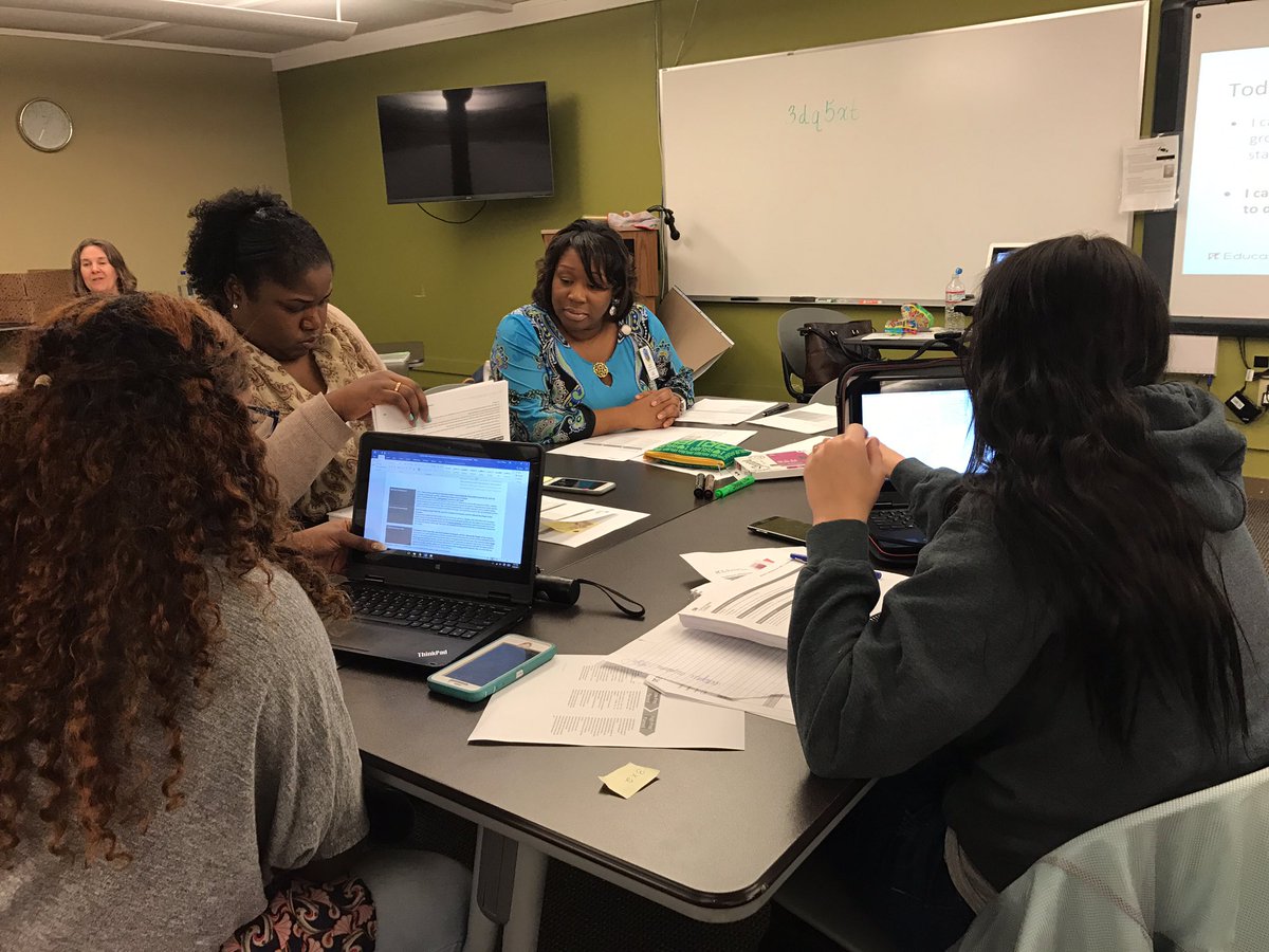 caitlinzmck's tweet photo. Deep dive data work, round 3! @ELeducation @HSVk12 @ChristinaLesh #WorkThatMatters #TeacherPotentialProject https://t.co/WVj1xEnCCS