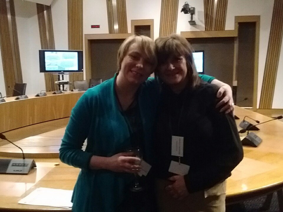 Gill_ie's tweet photo. Two of the three @EPiCcarers musketeers. Missing @AlisonSCMA - time for a catch up! https://t.co/ELPOlI9LTc