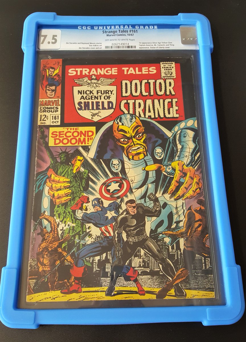 slab_pro's tweet photo. Protect your #CGC & #CBCS #Comics at https://t.co/SXXKg2lfZS #StrangeTales #DrStrange #YellowClaw #CaptainAmerica #Marvel #SlabPro https://t.co/H09BktxyOD