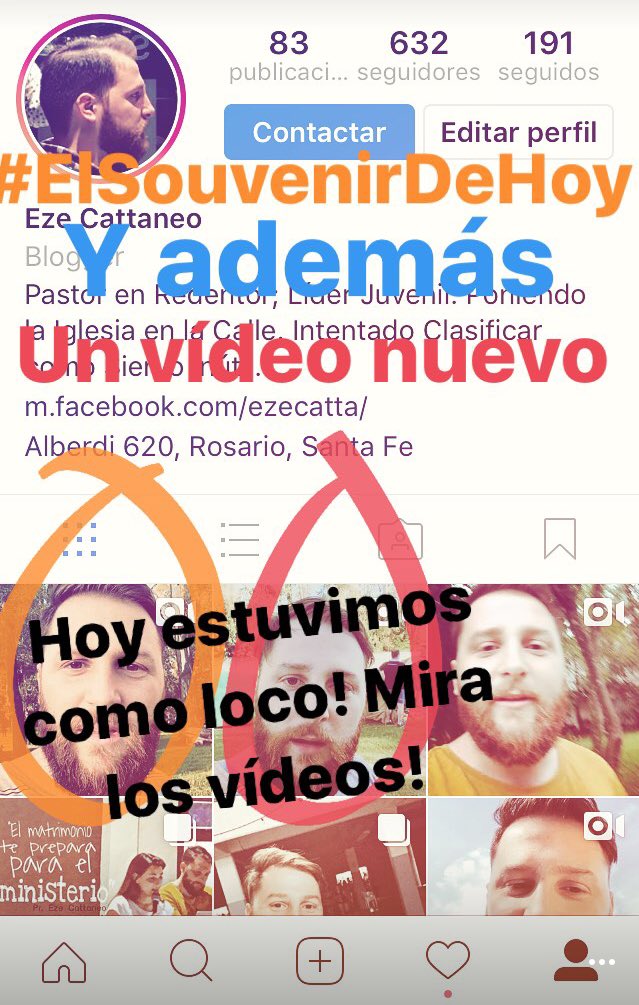 EzeCatta's tweet photo. Fíjate que está pasando por Instagram! #PerdonTwitter https://t.co/0qUE2D4ZOE