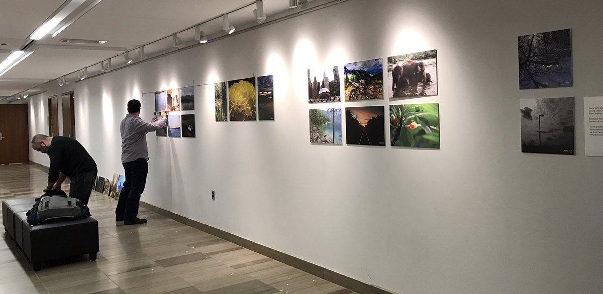 KitchLibrary's tweet image. Don't miss miss it! @imagineashow: incredible teen photography being hung at Central today, exhibit throughout March.