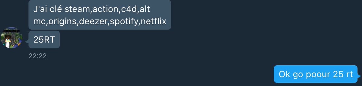 AllForSky's tweet photo. Aller les gars 25 RT et @XxRaiderMCPExX m'offre un compte netflix ca vous coute rien 

🎁🎁1 clé action dans les RT🎁🎁 https://t.co/XU4yaKWjOi