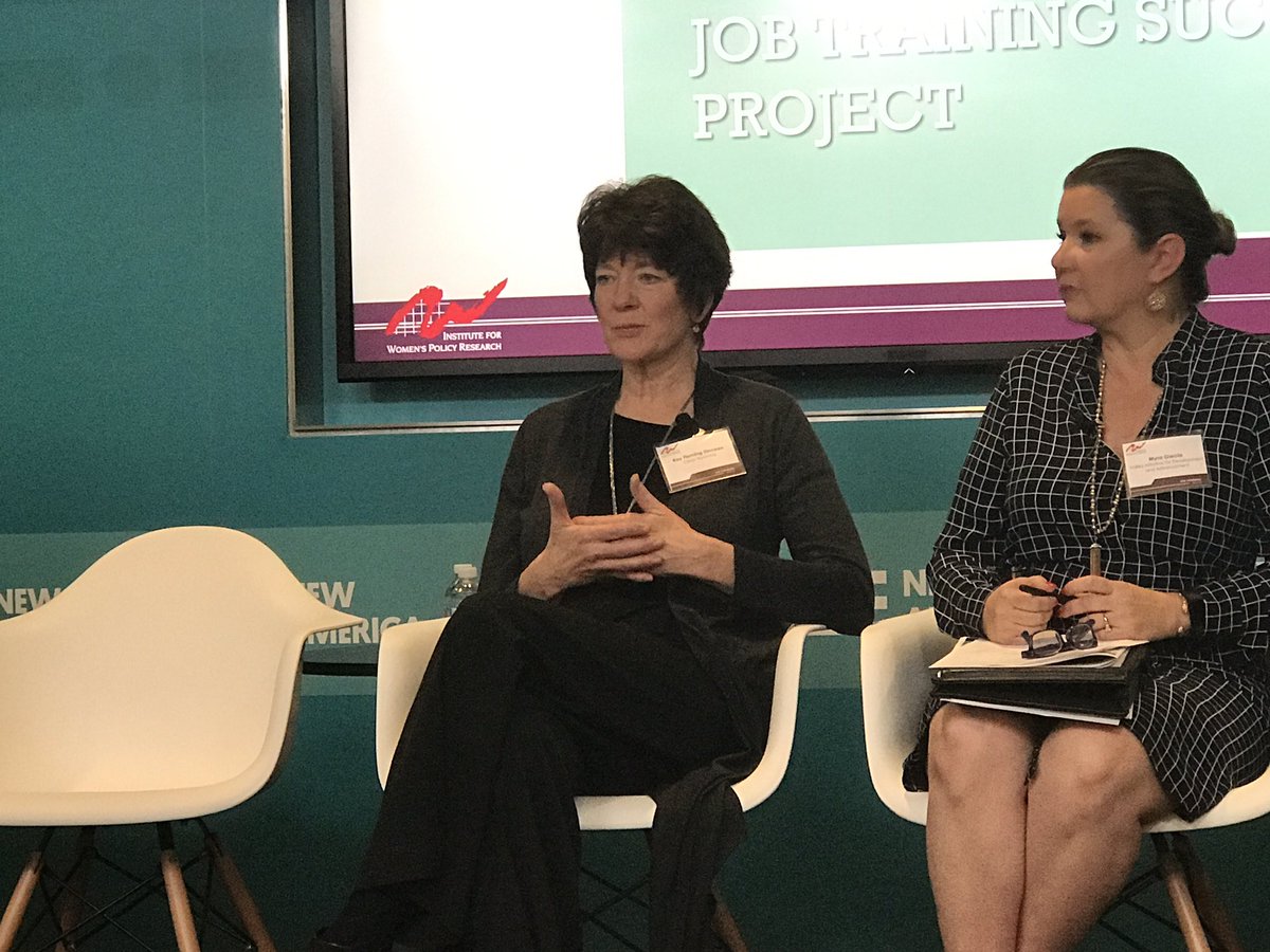 IWPResearch's tweet photo. "The return on investment is so impactful" Ray Fleming Dinneen on how funding for programs improve outcomes for all #JobTrainingSuccess https://t.co/K68ivQUBuG