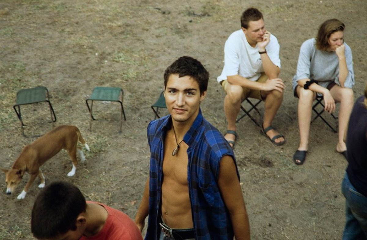 This young Justin Trudeau looks like he would've been the perfect adve...