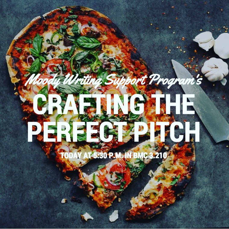 TessCagle's tweet image. Hi #ReportingUT, today @MoodyWriting is hosting a workshop to help you wow your editors with great pitches. You don't want to miss!