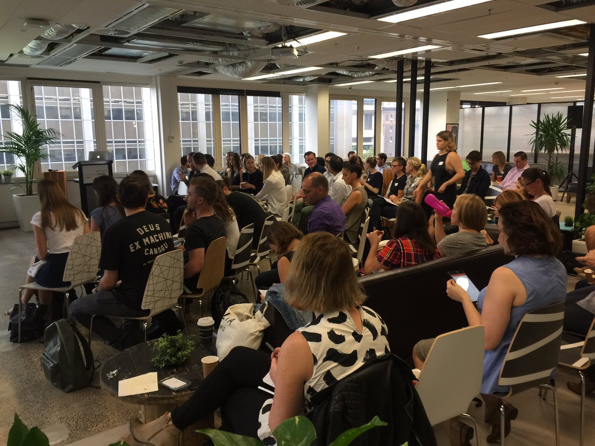 ambrdextrous's tweet photo. Full house here today at @InteractiveSyd. Hi everyone π€
#IMSydney https://t.co/F28viIMld5
