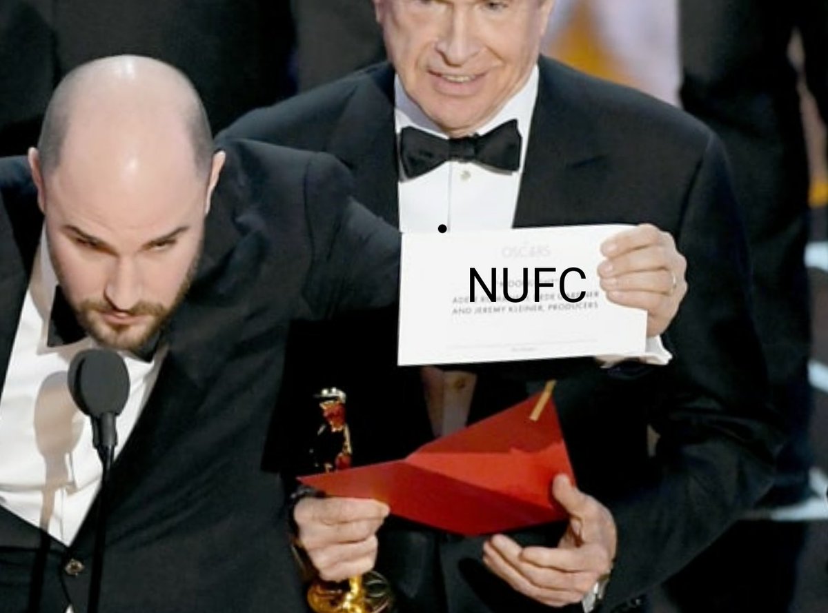 MichaelLowdon's tweet photo. "There's been a mistake, Newcastle you've won." https://t.co/enPNVifj7J