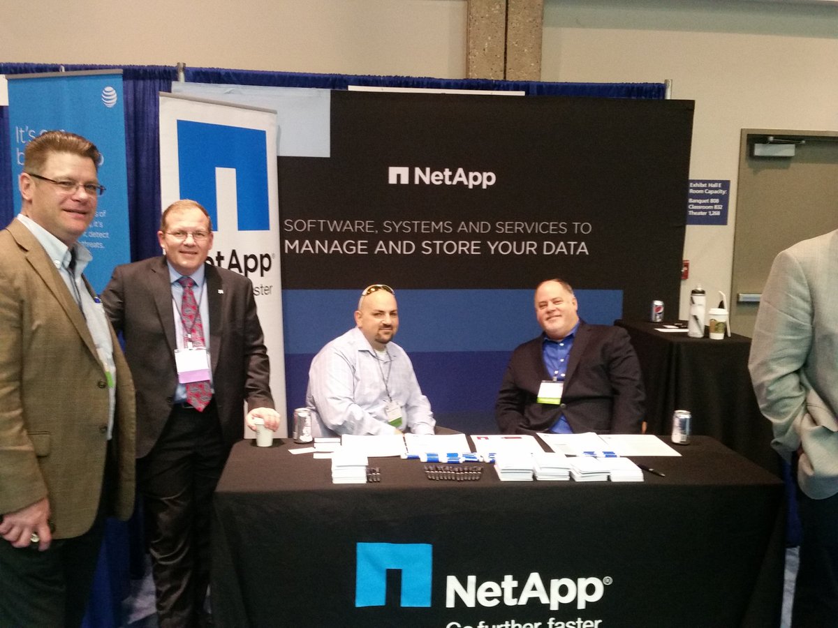bnickers's tweet photo. NetApp holding down the fort at Public Sector Partners "Government Transformation" in Sacramento! #GovTransformation2017 #NetAppgov https://t.co/DcmbPR5VlH