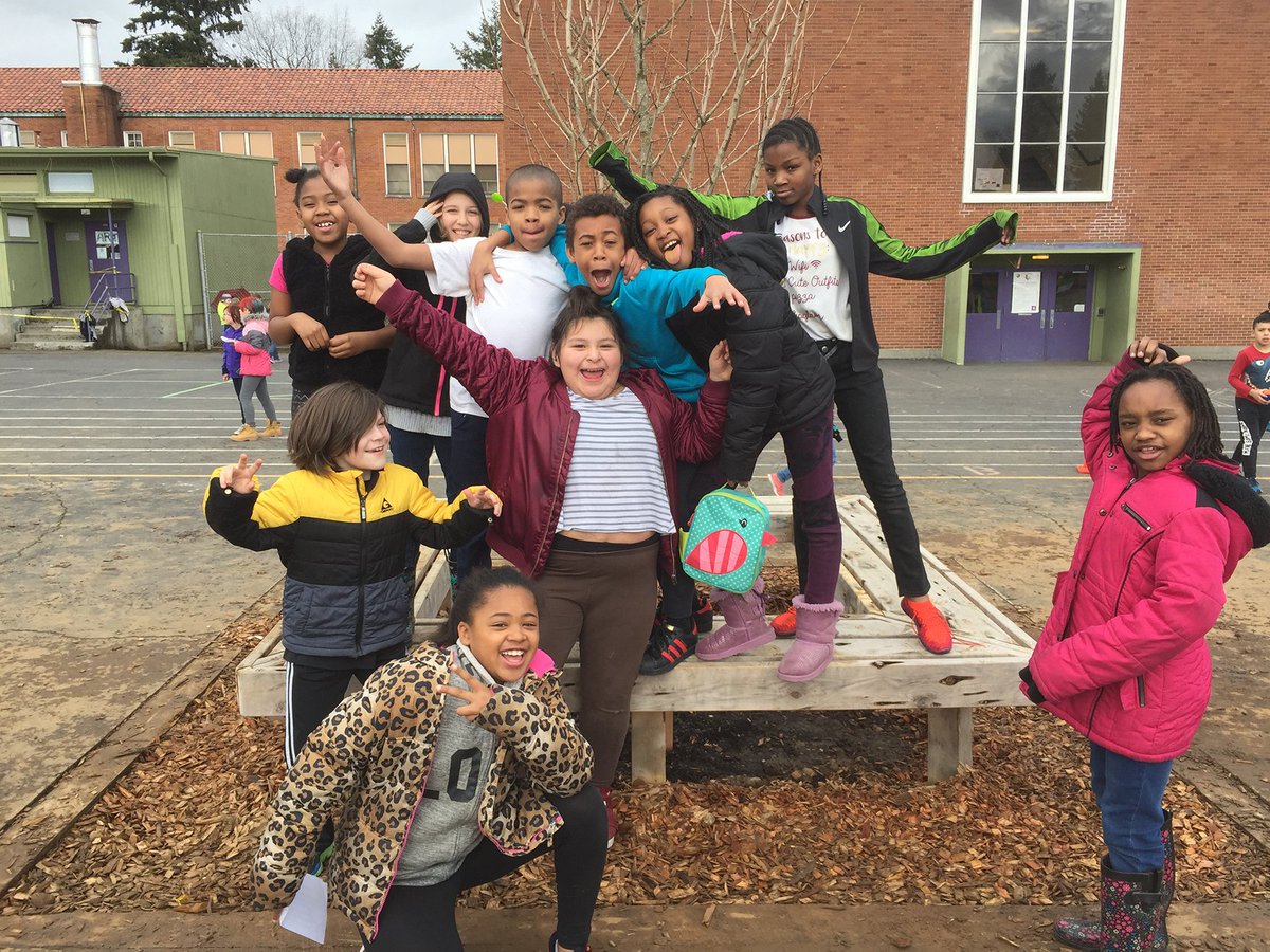 These Vernon students are pretty stoked about their new schoolyard trees!