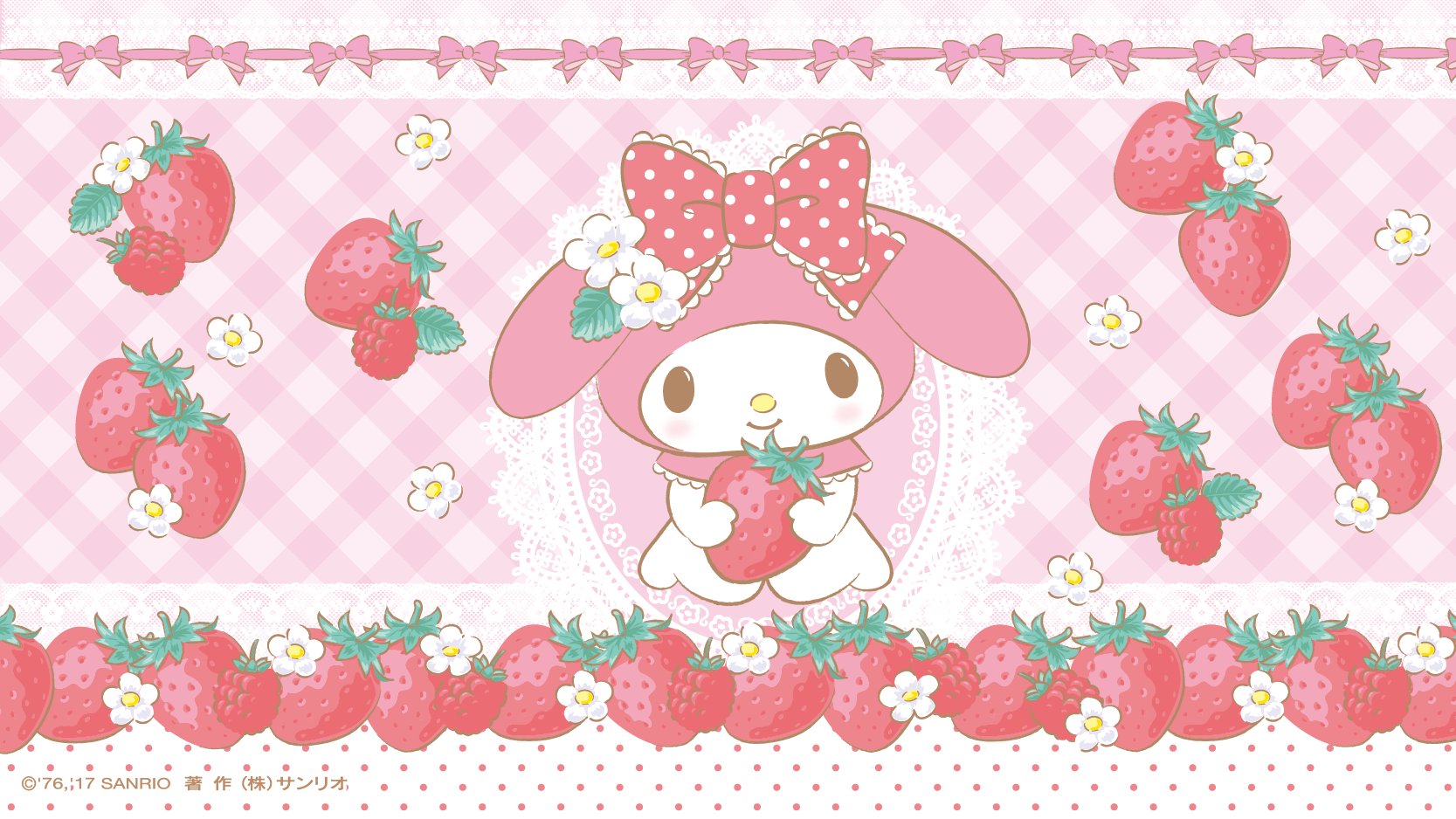 マイメロディ いちごオルゴール MY MELODY マイメロディ いちご
