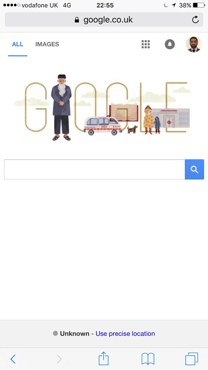 DigitalPhamcist's tweet photo. Fabulous to see @Google honour the late great Abdul #edhi
#humanitarian #ambulances #caringForTheVulnerable #pakistan #inspiring https://t.co/NDRrmQWpw4