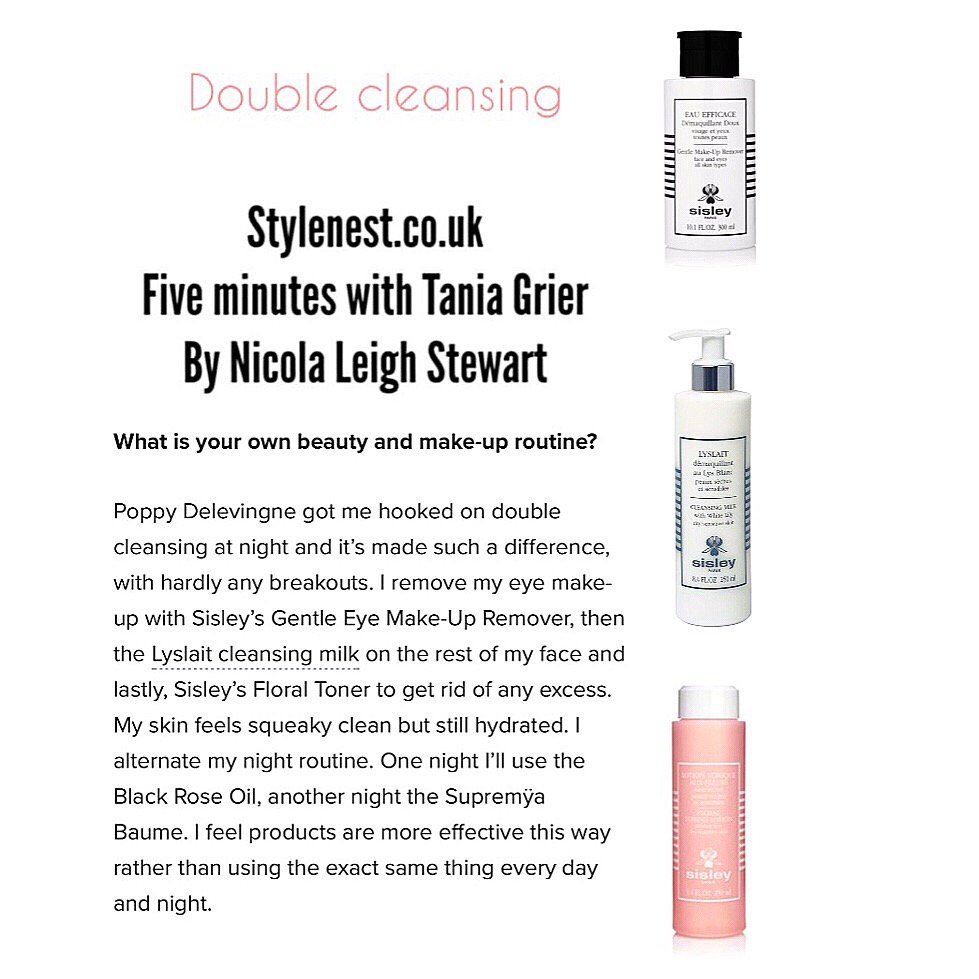Double cleansing with <a href="/SisleyparisUK/">Sisley Paris UK</a> via <a href="/StylenestUK/">stylenestuk</a> #TipsfromTania #SisleyParis #Stylenest #beauty #tips