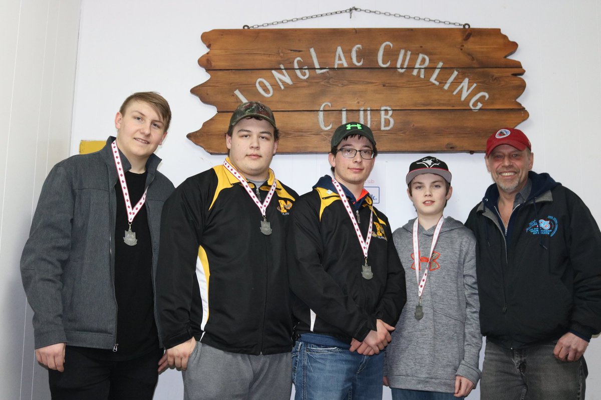 MoosecalacTim's tweet photo. Congratulations to @Muskiesports #FortFrances HS. Silver medal winners at #NWOSSAA Boys #Curling
Fantastic final game. https://t.co/SlRox4v0Um