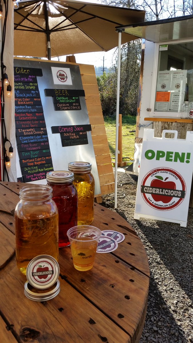 Look... the sun is out!  We opened early to celebrate this break in the weather!  :D