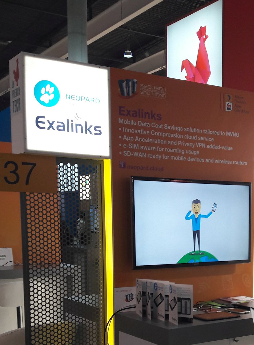 NeopardMobile's tweet photo. EXALINKS Hall 5 Booth 5B61.
@NeopardMobile at #mwc17 with @Pole_SCS and @businessfrance on @LaFrenchTech pavillon. https://t.co/Hc1IH98YHW