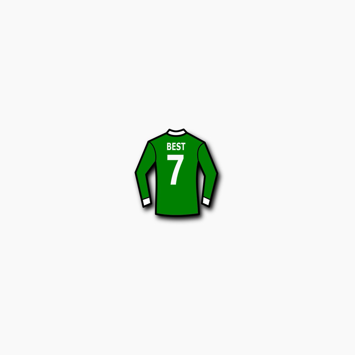 Chipperdesigns1's tweet photo. Latest work is of the legend George Best. Get merch in link below. #gawa #manutd #soccer #GraphicDesign #follow https://t.co/dIFIpVFsgB https://t.co/zLHAXfSL3q