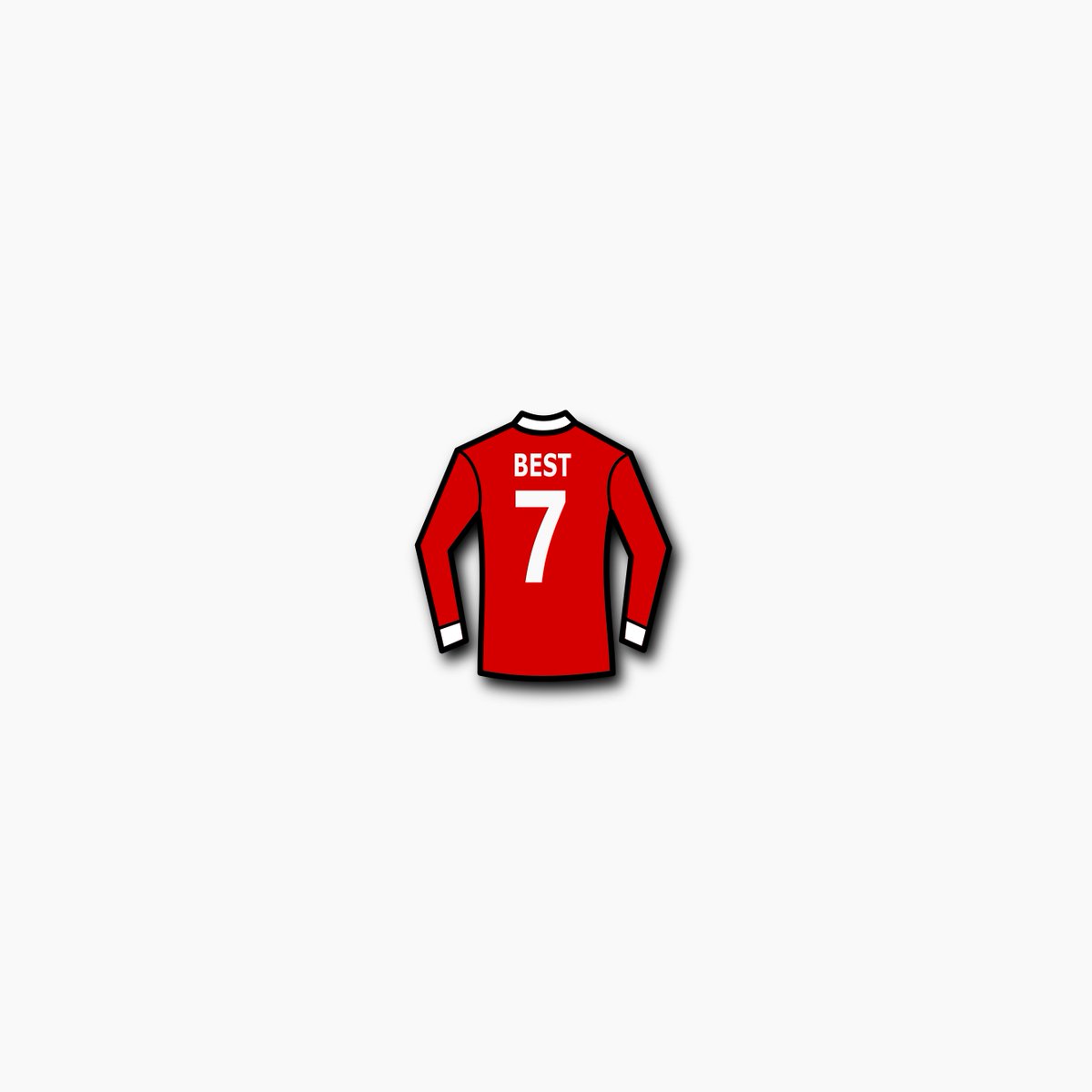 Chipperdesigns1's tweet photo. Latest work is of the legend George Best. Get merch in link below. #gawa #manutd #soccer #GraphicDesign #follow https://t.co/dIFIpVFsgB https://t.co/zLHAXfSL3q