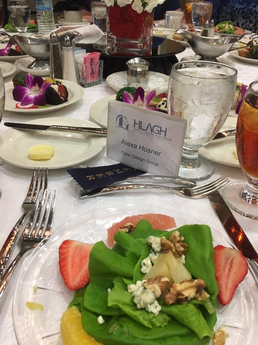 Good food, good networking and an informative overview of the hospitalty market via the <a href="/HoustonHotelsTX/">HLAGH</a> today