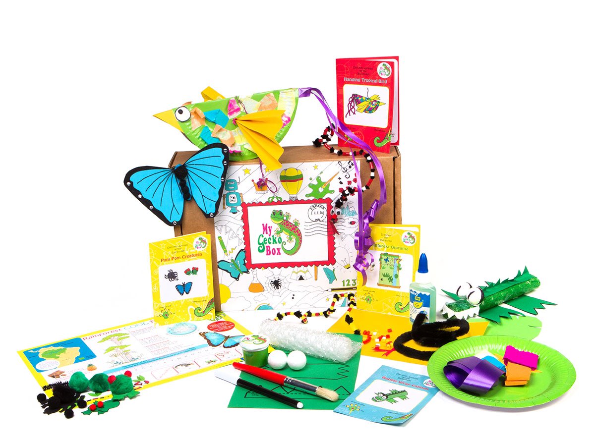 A flexible subscription service for kids - Give the gift of Discovery #kidssubscription #creativelearning #edufun Themed fun crafts for kids