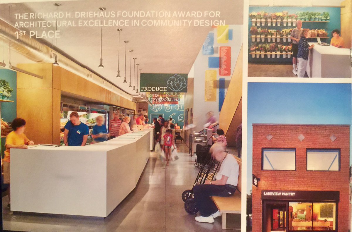 Congrats to <a href="/wheelerkearns/">Wheeler Kearns Architects</a> &amp; @lakeviewpantry on 1st place Richard H. Driehause foundation award!! #CNDA23 <a href="/LISCChicago/">LISC Chicago</a> <a href="/EsperanzaHealth/">Esperanza Health Centers</a>