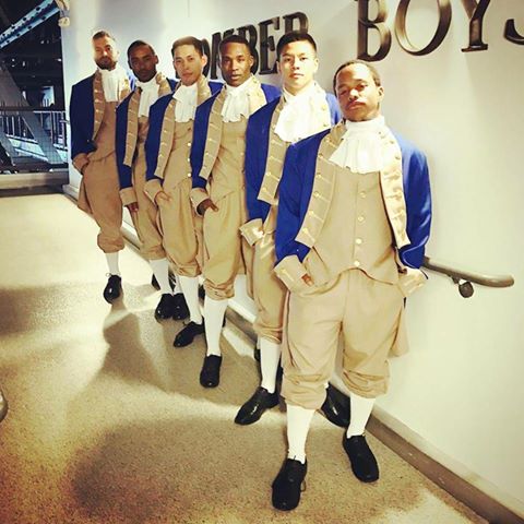Go2TalentAgency's tweet photo. Check out #AlexTho @ElieAkL807 #TerelleRoberts @sammyealix @R1ckyJohnson #ChrisBautista giving us that #Hamilton realness at the #NJHBall https://t.co/lQEGcepf2d