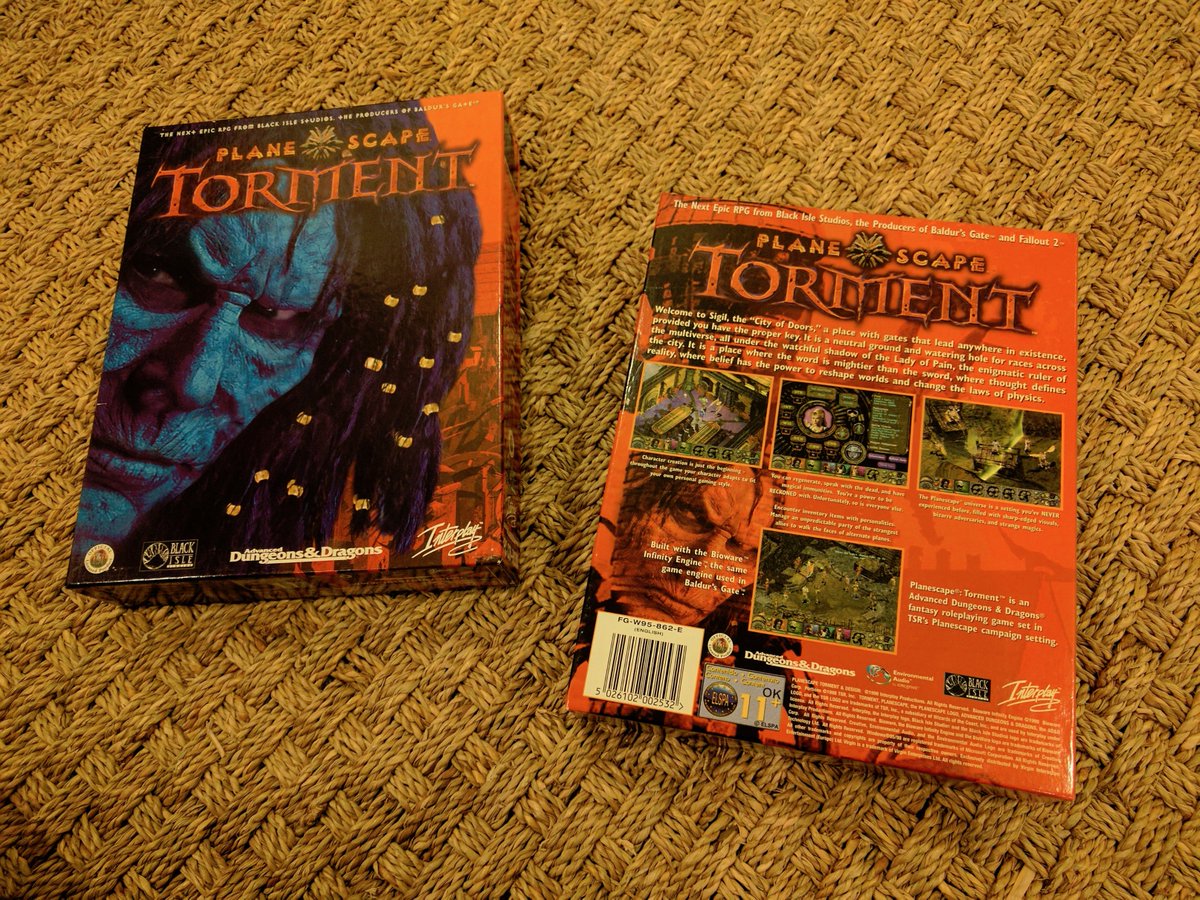 Lp In Celebration Of Inxile Ent S Torment Tides Of Numenera Here S Planescape Torment For Your Bigboxaday pcgc Retrogaming Tton T Co 6mgocyz99k