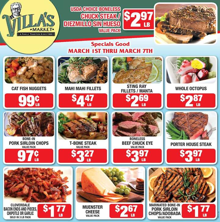 VillasMarket's tweet photo. Meat department specials!!! https://t.co/MY1mmXTAqD