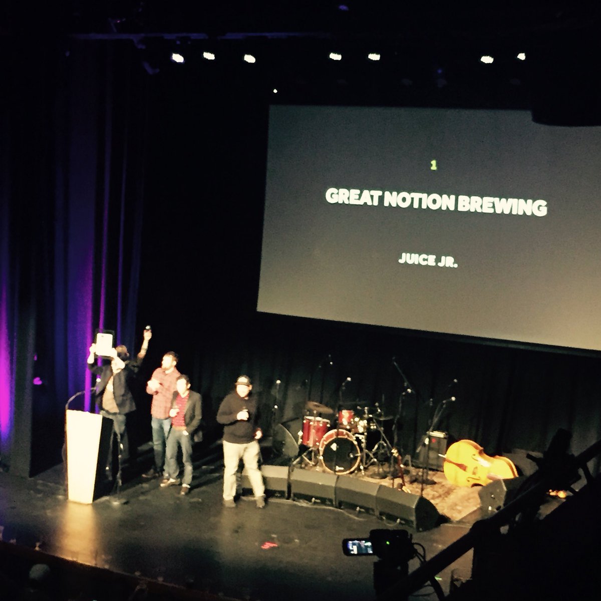 OpenMfg's tweet image. Congrats @GreatNotionPDX on your #1 awArd at @Oregoncraftbeer awards. #CraftBeer