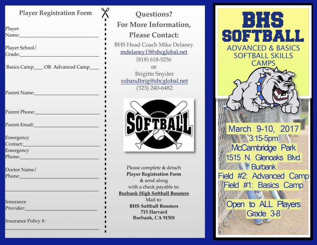BurbankSoftball's tweet image. Looking forward to an amazing camp! BulldogPride #TeachtheGame
