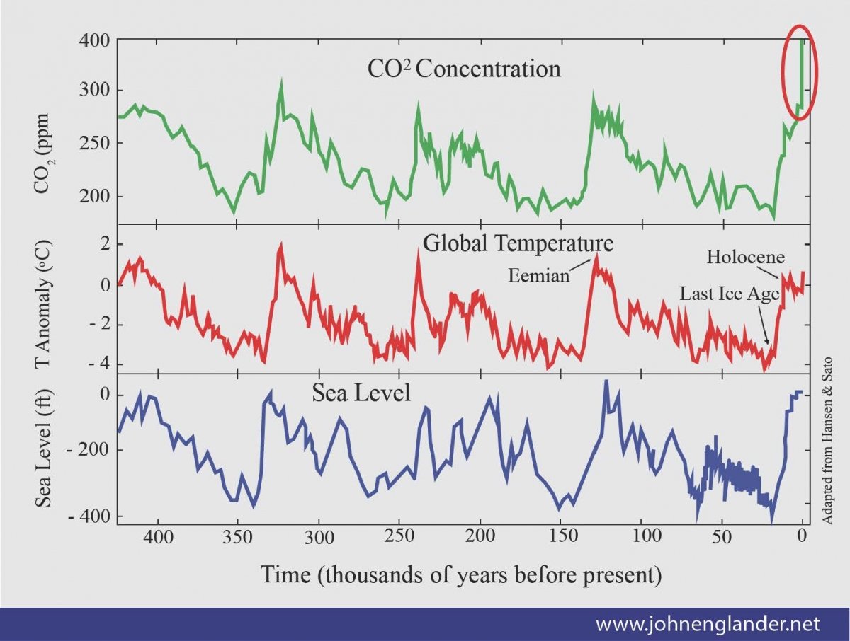 Historical Sea Level Chart