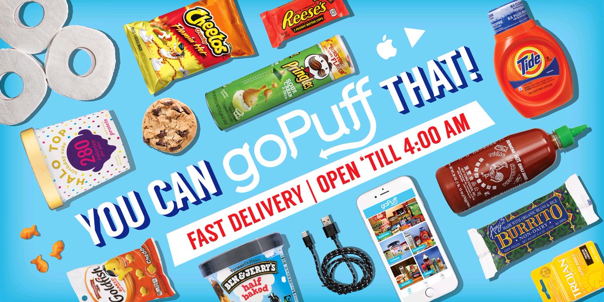 jacki_tate's tweet photo. Delivering Snacks and Ice Cream in 30 minutes. Hello @gopuff. 
https://t.co/6NSfnun2az https://t.co/UPTEtN3RUI
