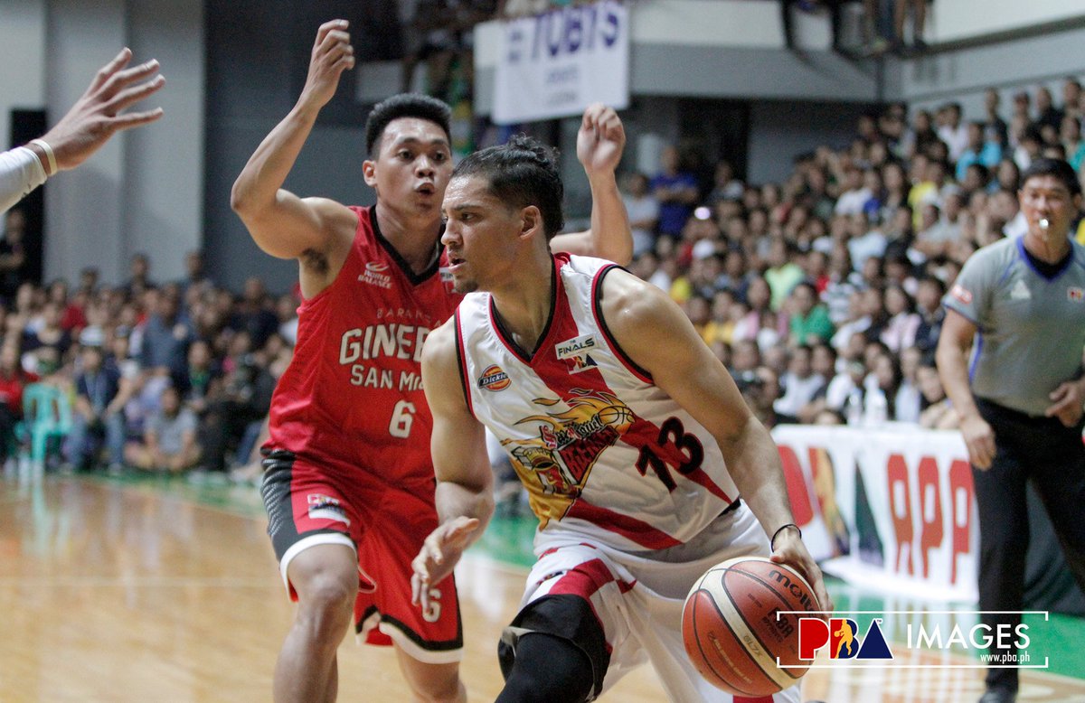 pbaconnect's tweet photo. #2017PhilCupFinals Game 3: @TheSMBeermen vs @barangayginebra for the series lead! WEDNESDAY 7pm at Smart Araneta Coliseum! #WeArePBA https://t.co/tL0NhtVza4