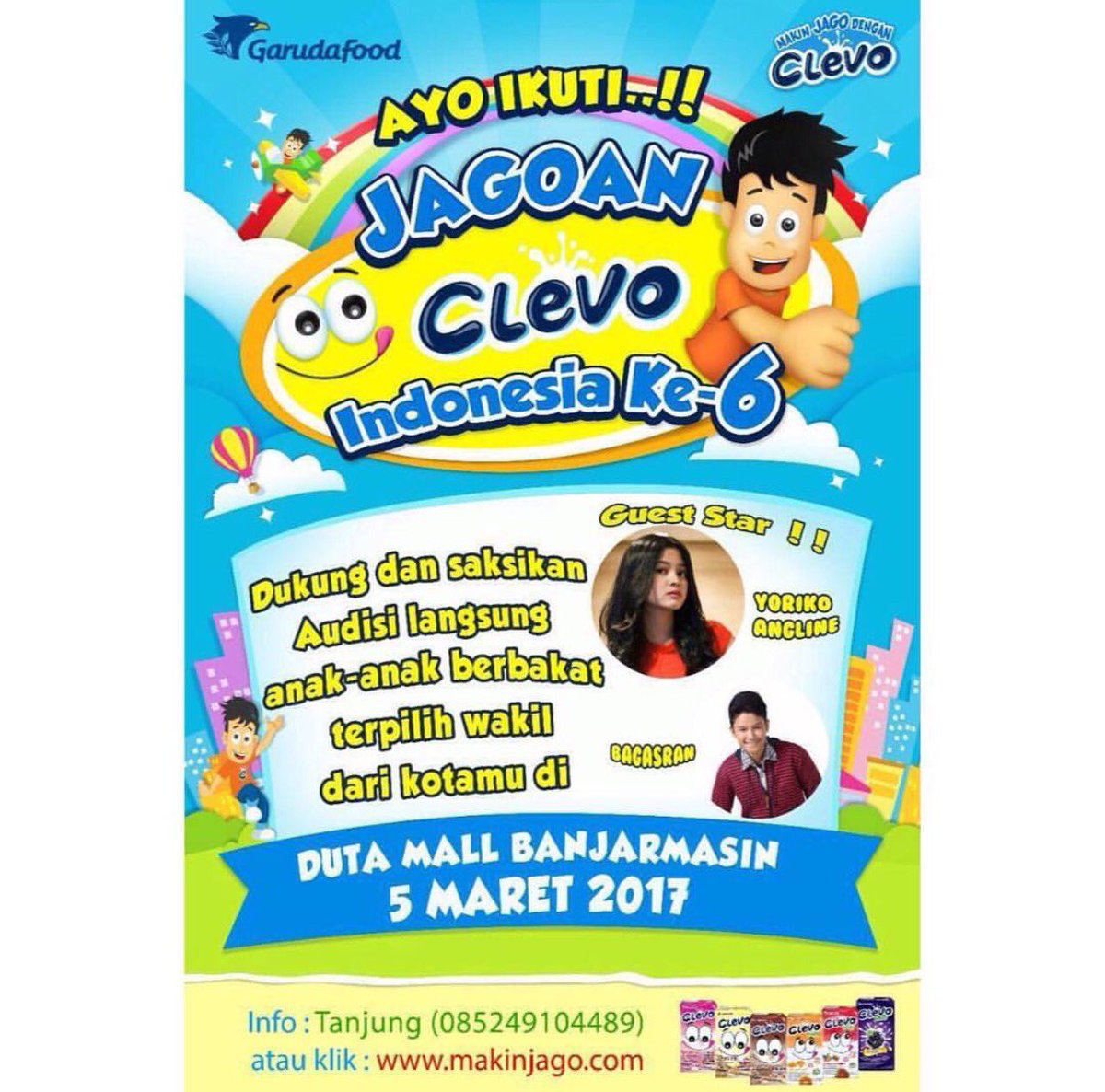 bagasrds's tweet photo. Buat blovers banjarmasin (kalimantan selatan) jangan lupa datng yaa! Tanggal 5 maret 2017 di duta mall banjarmasin https://t.co/B4Yu1cKII4