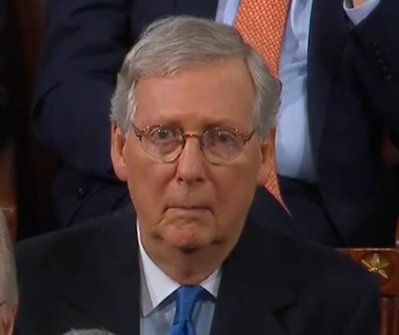 Alex Rubinstein On Twitter Is Mitch Mcconnell Staring Down The Ghost Of Abraham Lincoln At The Jointsession Yes No