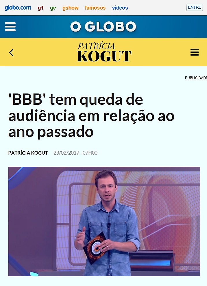Romeroromulo__'s tweet photo. O reflexo do favoritismo de Marcos cansa tanto que a audiência do reality só desaba #BBB17 https://t.co/gs3kXMTkrU