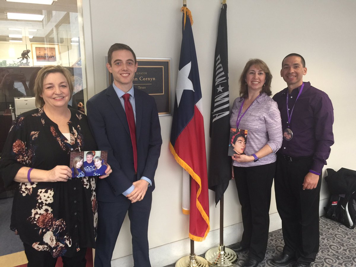 Thanks <a href="/JohnCornyn/">Senator John Cornyn</a> and George Leonardo for a great meeting with <a href="/MPSSociety/">National MPS Society</a>. #RareDiseaseDay  #mpssociety  2017