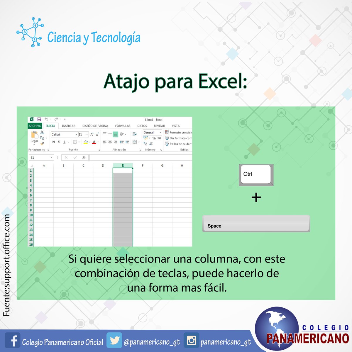 panamericano_gt's tweet image. #ColegioPanamericanoGT #Cienciaytecnología #AtajoExcel