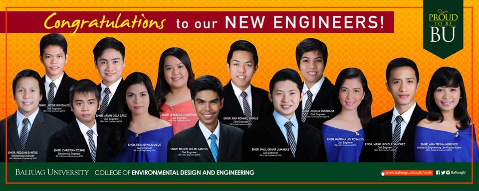 baliuagu's tweet photo. Congratulations to our NEW ENGINEERS! #ProudtobeBU #BUCEDE #MechanicalEngineer #CivilEngineer #ElectronicsEngineer https://t.co/JM60y1Dj7e