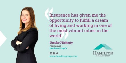 HamiltonInsures's tweet photo. What makes insurance the #careertrifecta? Our Hamilton professionals thank you for participating in #InsuranceCareersMonth 2017 https://t.co/rVYH3oBQoN