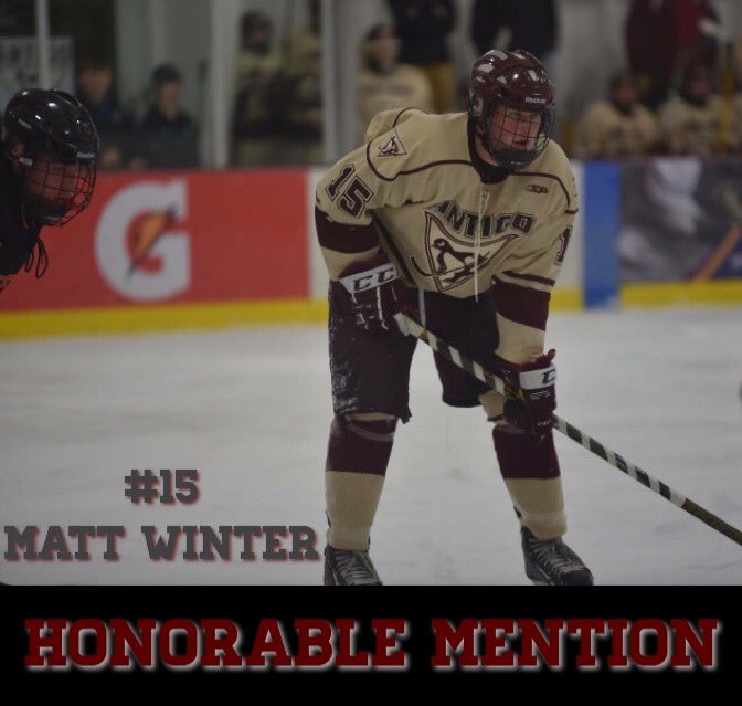 Antigo_Hockey's tweet photo. Congratulations Honorable Mention All Conference Players!! #TheRobinWay 🏒🥅 https://t.co/dFCJZ7mUY3