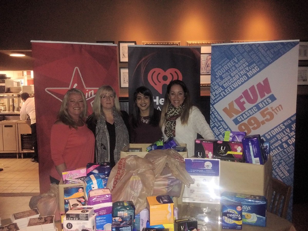 BardishKW's tweet photo. Celebrating #IWD2017 at #TamponTuesday. Thx to all who donated feminine hygiene products for @YWCA_KW, @FoodBankWatReg &amp; @WomensCrisisSWR. https://t.co/sHvCGVMQxI